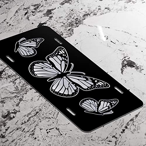 Monarch Butterfly Vanity Front License Plate Tag KCE348