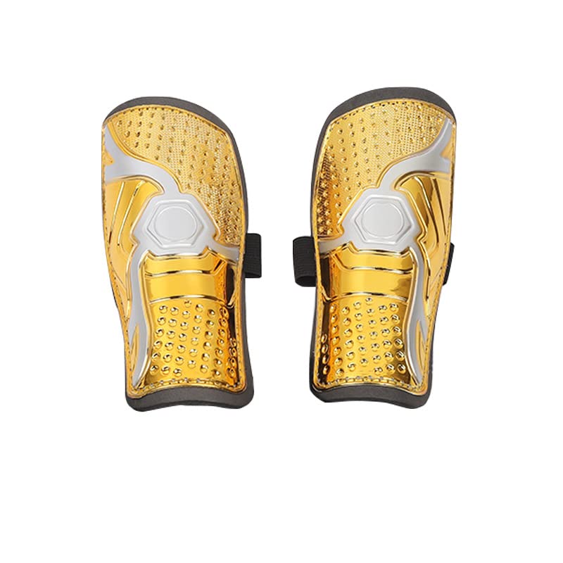 Espinilleras de fútbol para niños y jóvenes con mangas de alta elasticidad, ligeras y transpirables, equipo de protección para piernas de fútbol, protección completa para piernas infantiles, edad 4-10
