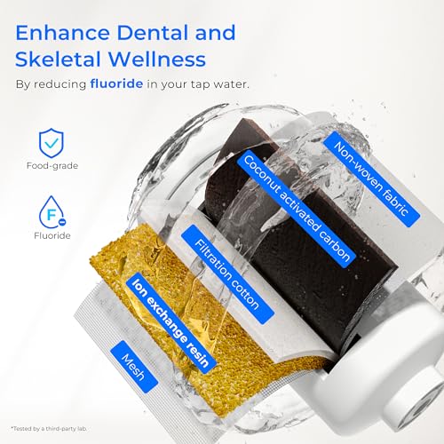 Image of Waterdrop TK-AB-FS Gravity Water Filter System, with Silver Ions Filtration | NSF /ANSI 42&372 Standard, Reduces Fluoride and Chlorine, with 4 Filters and Metal Spigot, 2.25G