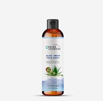 Avira Essential Aloe - Neem Face Wash for Oil Control, Effective for Acne & Post Acne Spots | Natural Cleanser For All Skin Types | Paraben & Sulfate ...