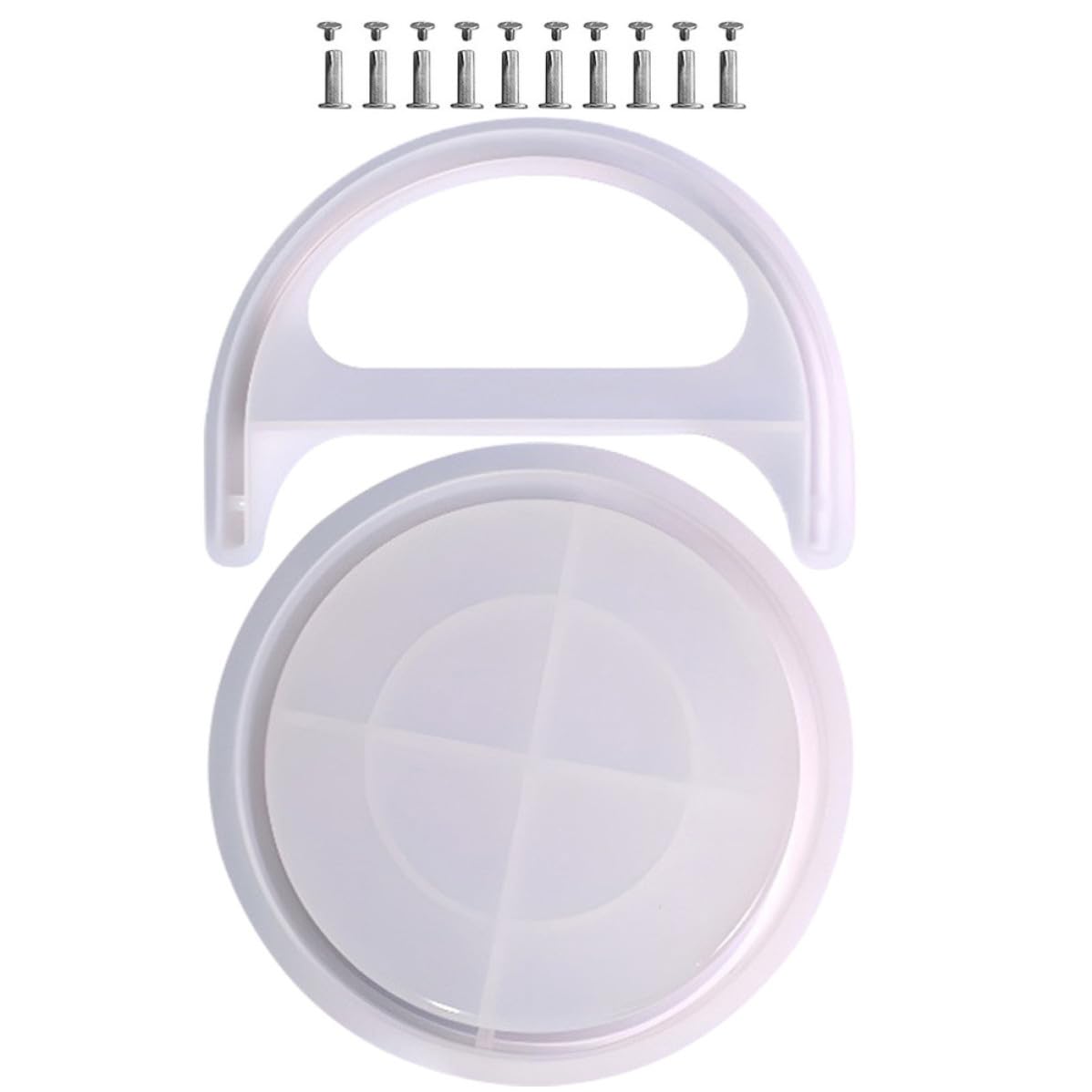 Molde de Silicona Flexible para Manualidades Diseño Desmontable, Resistente y Lavable, Adecuado para Cubos de Almacenamiento en Bricolaje DIY