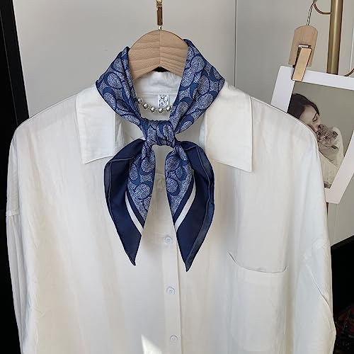 NCDUANSAN Silkworm Silk Scarf Handle Decoration 100% Silk Scarf Versatile Women's Shawl Hair Adornment Goddess3