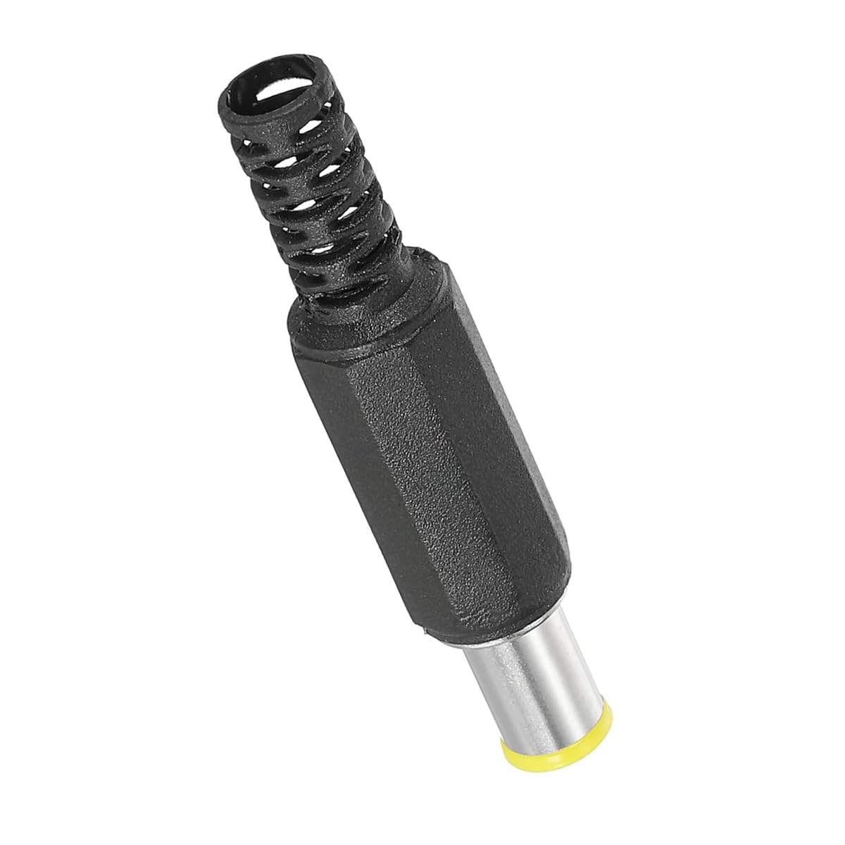 Conector macho CC de 6,0 x 4,4 mm, conector de soldadura macho de 6,0 mm x 4,4 mm, enchufe de alimentación CC, adaptador de conector de barril DIY