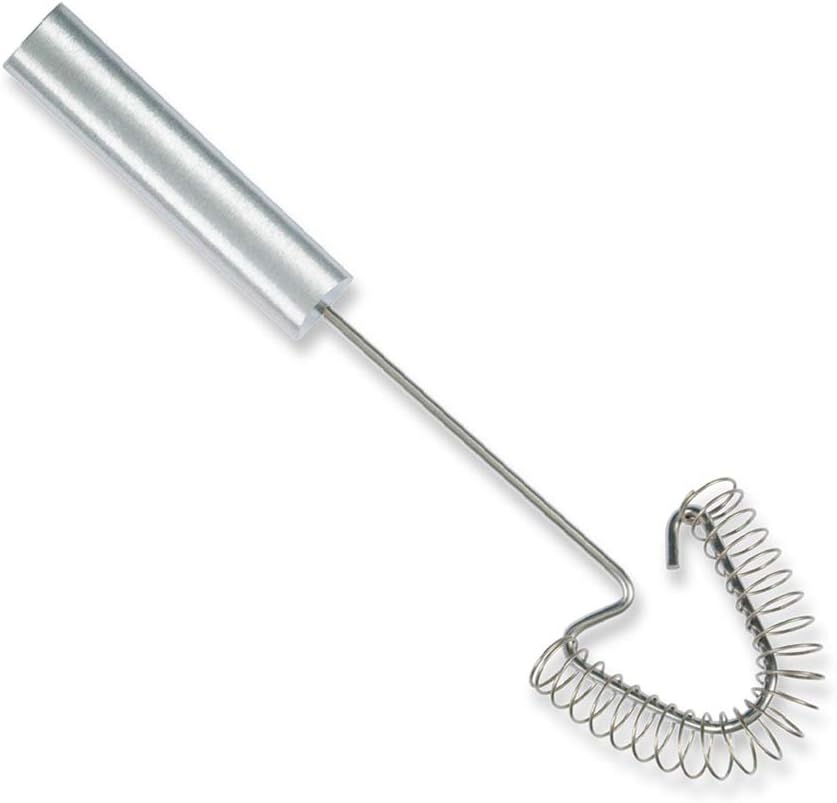 Rada Cutlery Handi-Stir Whisk (R117), 2.5" x 2.75" Stainless Steel Spring Face, Silver Handle