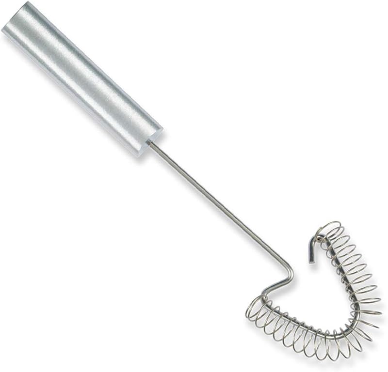 Cutlery Handi-Stir Whisk (R117), Silver, Pack of 2 | 2.5" x 2.75" Stainless Steel Spring Face, Cast Aluminum Handle