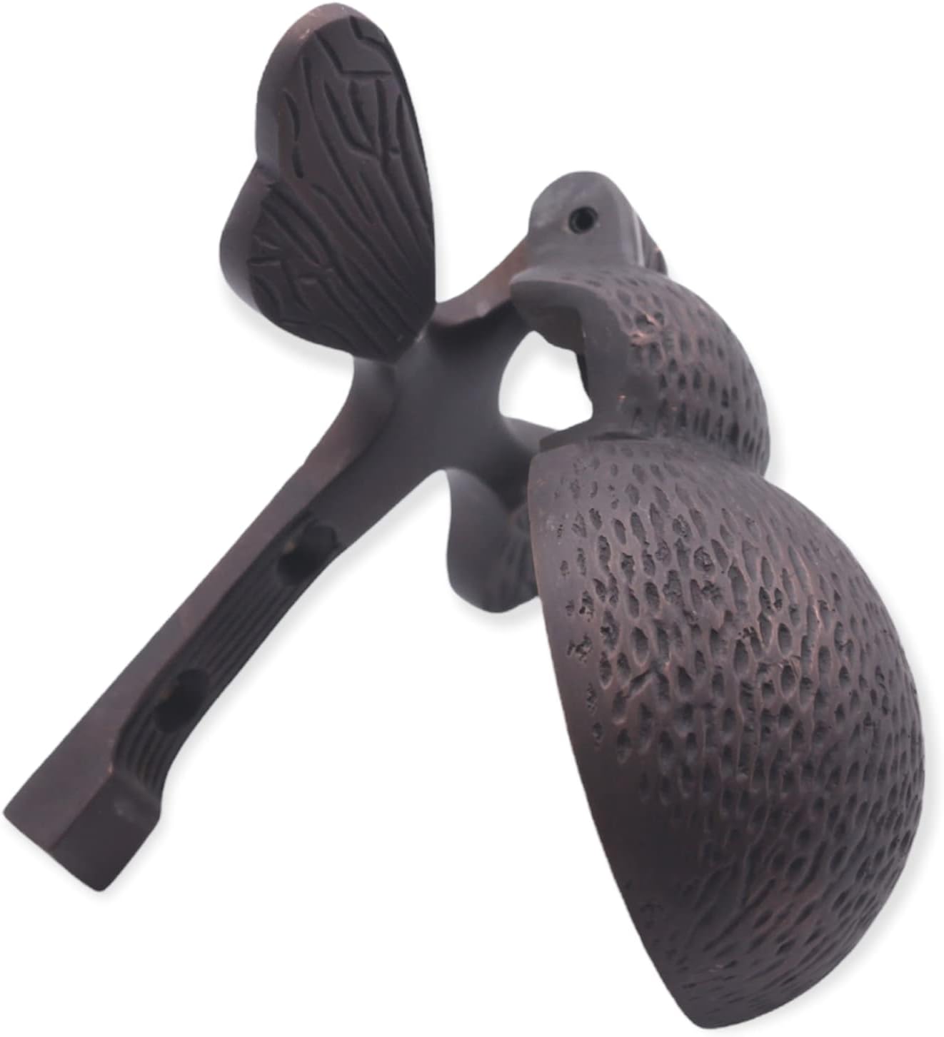 Infinity Decor Aged Bronze Bumble Bee Door Knocker – High Quality Solid Brass Front Door Knocker for Entrance Door Gate Furniture