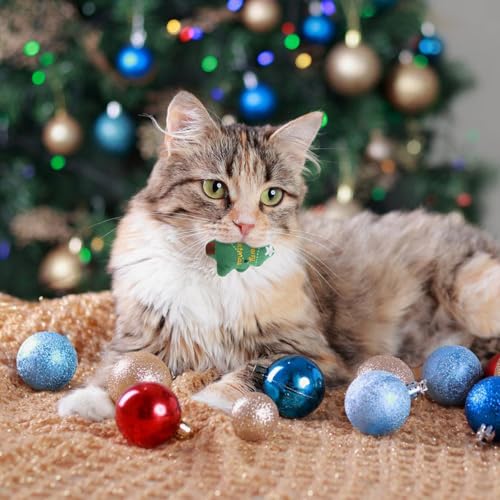 Valicaer Katzenspielzeug Weihnachten,5Pcs Interaktives Spielzeug Weihnachtsbaum Plüschspielzeug Haustierspielzeug Hundespielzeug Weihnachts Kauspielzeug für Haustiere Welpen Zahnreinigung