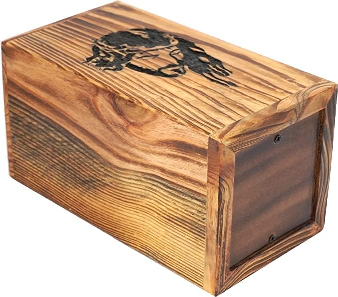 Urn for Human Ashes Adult Antique Finish Handcrafted Engraved Wooden Box Home Decorable Collectible Item Ideal for Birthday Gift by A-F Luxury Handicraft image 4