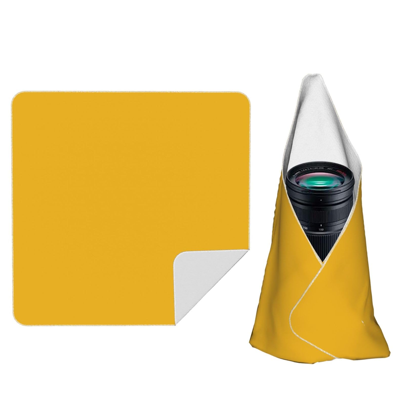 Zhaoyugoods Black Mustard Yellow Camera Wrap Cloth