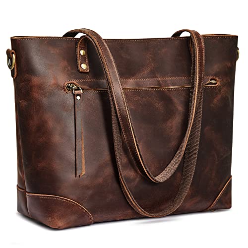 Bolso Tote de Cuero para Mujer S-ZONE miniatura 1