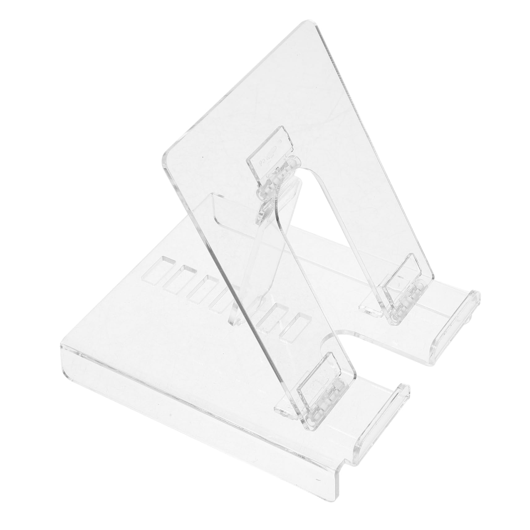 Uonlytech 5pezzi Supporto Per Tablet Regolabile Trasparente Stand Da Scrivania Portatile Per Ufficio e Casa Per Videochiamate e Visione Di Film Design Compatto e Antiscivolo
