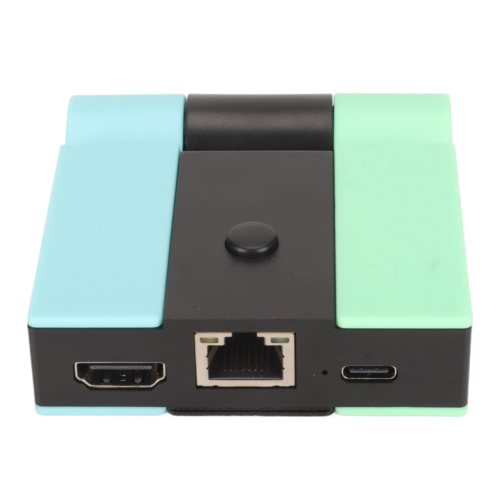 Dock TV, Docking Station TV 5 in 1 Multifunzione Pieghevole 45 W USB C per Accessori di Gioco (Blu verde)