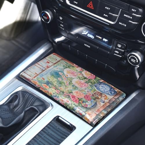Organizador de carro de cuero miniatura 5
