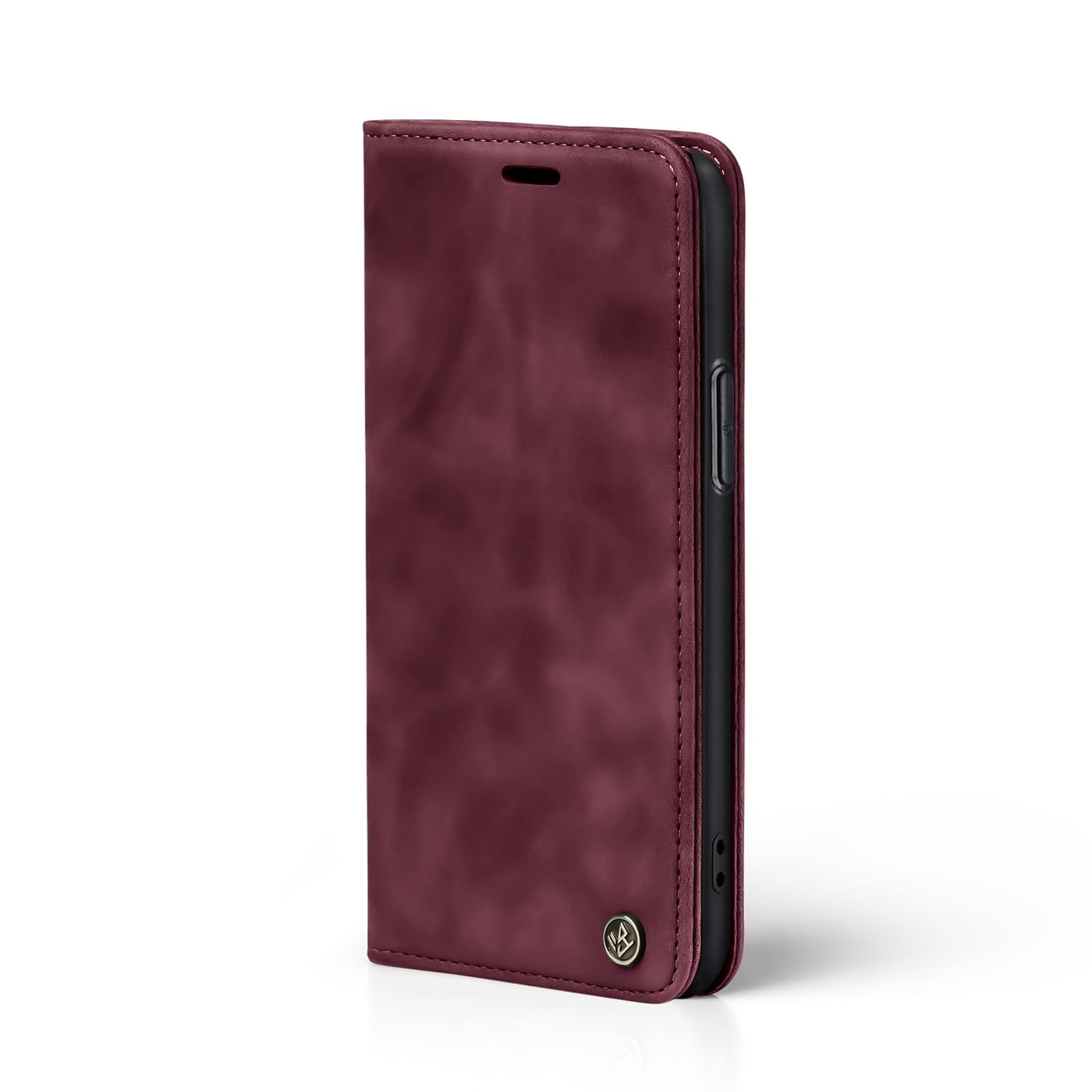Custodia per Iphone 11 - Pro - Max Nero portafoglio libro chiusura