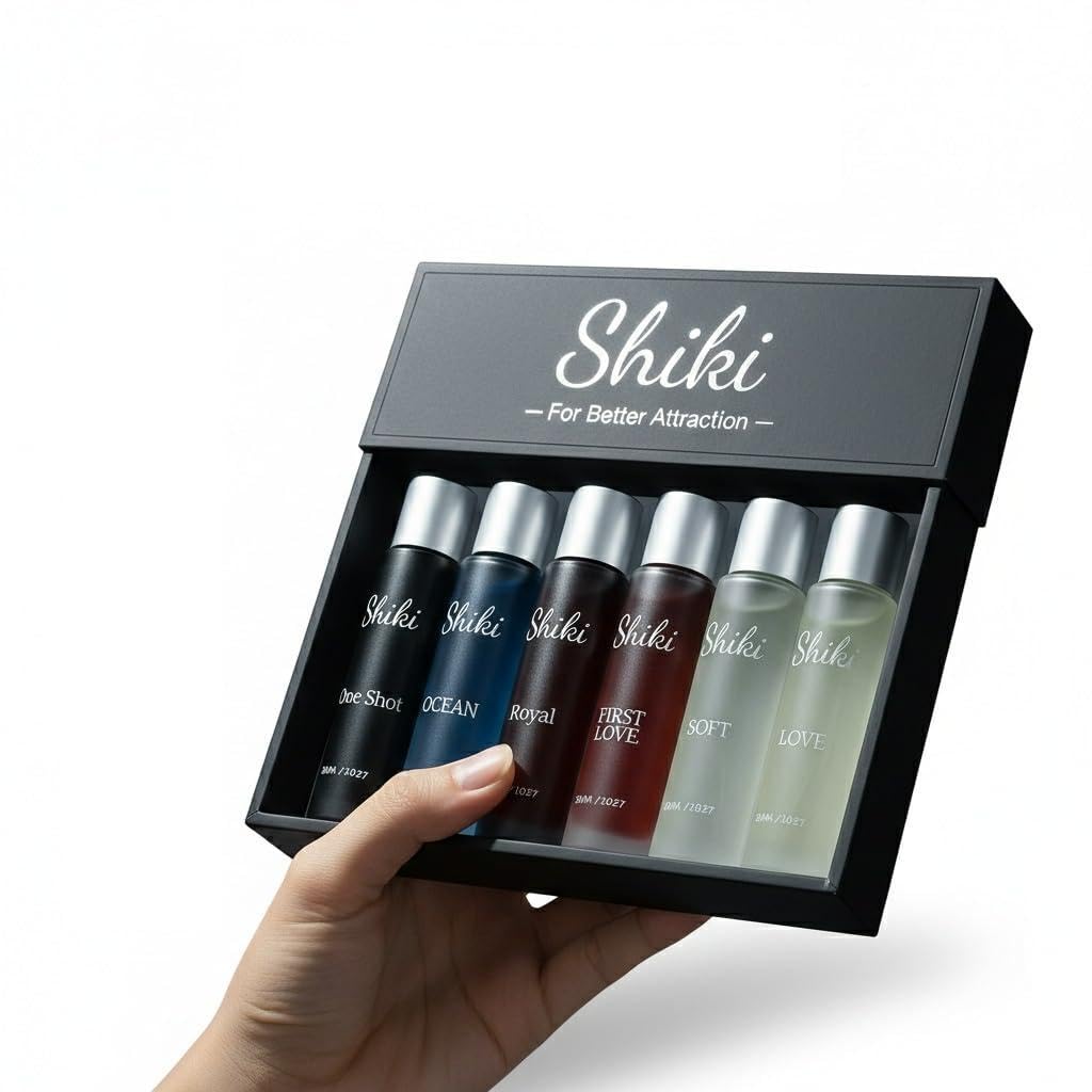 Shiki Premium Perfume Collection, 6 Fragrance Combo Pack, Unisex Mini Perfume Set, 10ML Each, Long Lasting Daily Wear Luxury Scent-image-44