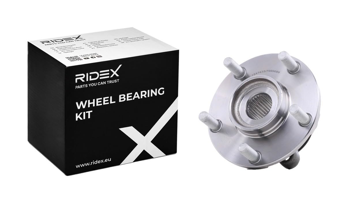 RIDEX 654W0419 Kit cuscinetto ruota Anteriore bilaterale con sensore ABS integrato Compatibilità con NISSAN Qashqai/Qashqai +2 I J10, NJ10