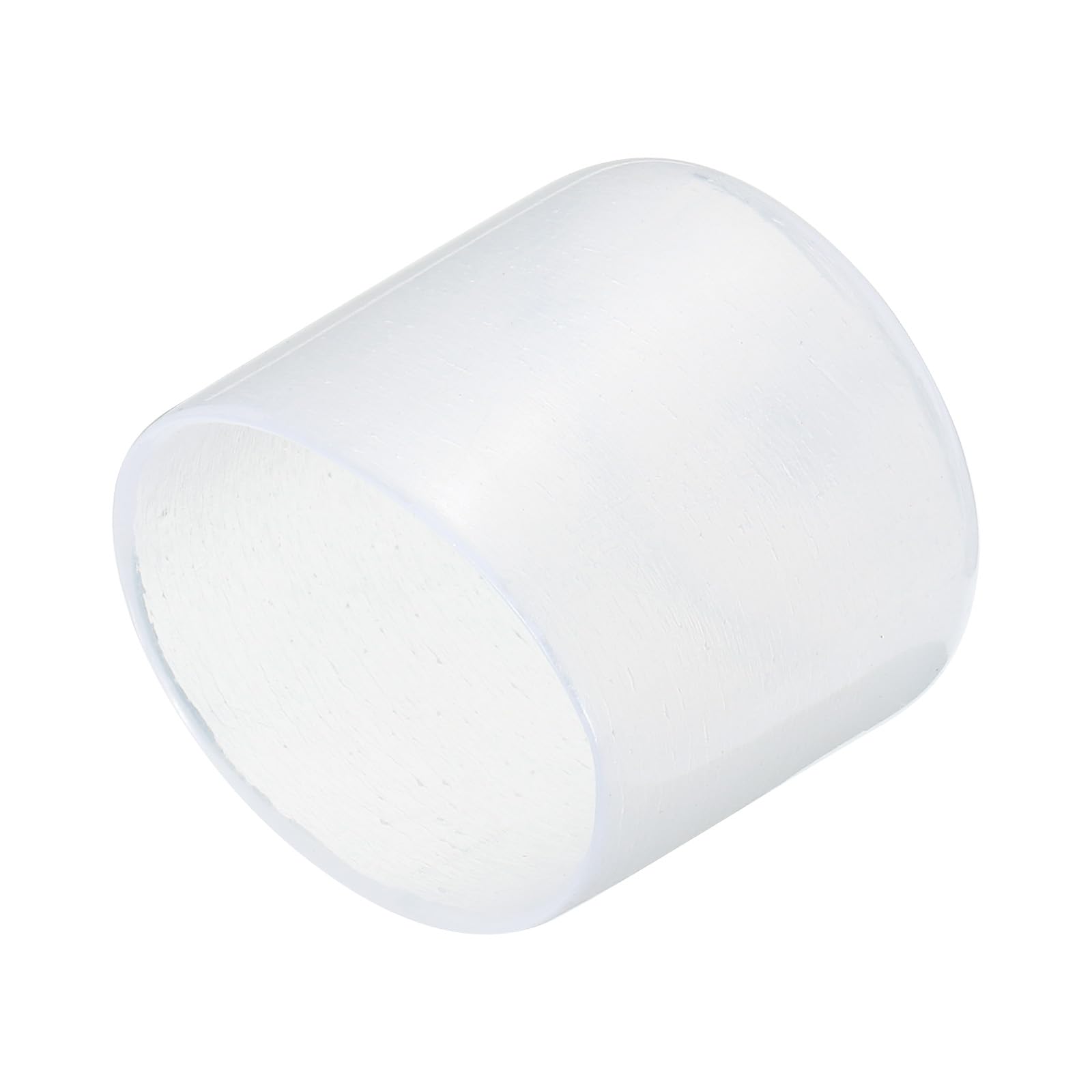 uxcell 20pcs Rubber End Caps 30mm ID Vinyl PVC Round Tube Bolt Cap Cover Screw Thread Protectors Clear