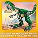 LEGO 31058 Creator Mighty Dinosaurs Toy, 3 in 1 Model, T. rex, Triceratops and Pterodactyl Dinosaur Figures, Gifts for 7-12 Year Old kids, Boys & Girls