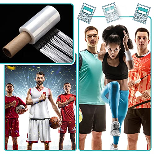 Outus Wrap Plastic Film With Handle Plastic Bags For Ice Tattoo Plastic Wrap Suitable For Athletic Trainers To Hold Ice Packs In Place For Moving Supplies Stretch Wrap Shrink Wrap (5 Inch X 500 Ft) #TOP5