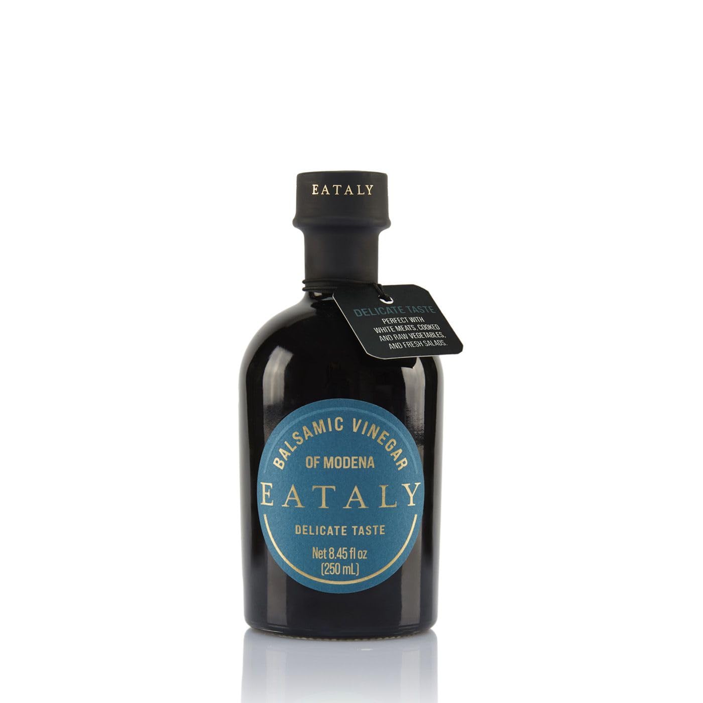 Eataly Italian Balsamic Vinegar of Modena PGI Intense, Made With Raw Materials, Premium Intense Balsamic Vinegar - 8.45 fl oz/ 250ml; 8.8 oz Bottle, 1 Bottle- Large