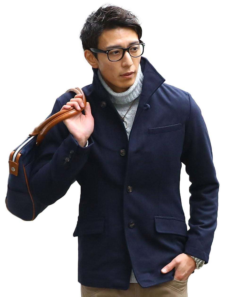 美品 PAPAS ウール スタンドカラージャケット M ブラウン パパス メンズのおすすめ人気商品一覧 通販 - Yahoo!ショッピング