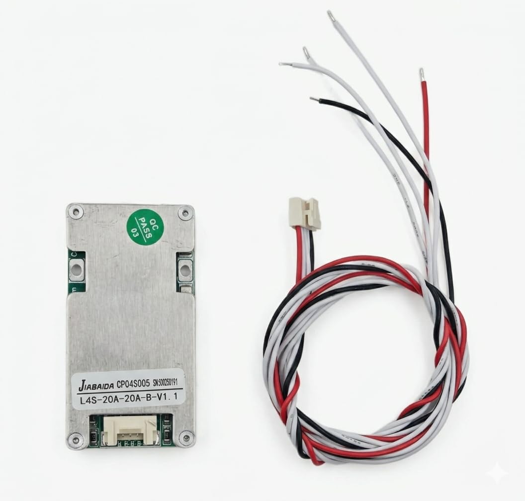 JBD 4S 20A LiFePO4 BMS 12V Battery Management System with Balancing | Aluminum Case | Overcharge Over-Discharge Protection | 4 Cell Lithium Iron Phosphate Protection Board-image-20