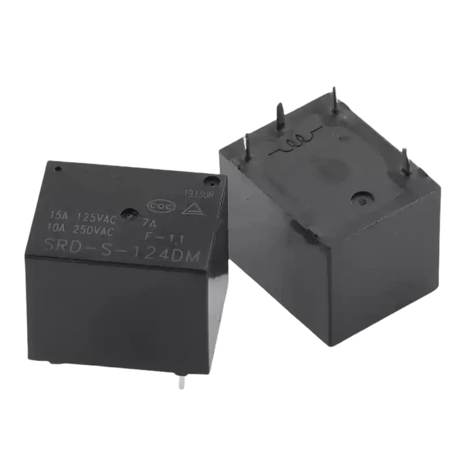 10 sztuk SRD-S-105D SRD-S-112D SRD-S-124D 5-pinowy SRD-S-105DM SRD-S-112DM SRD-S-124DM 4-pinowy PRZEKAŹNIK 5V DC, 12V DC, 24V DC (SRD-S-124D)