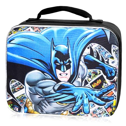Batman Lunch Box - Insulated Batman Lunch Bag for Boys Girls Kids