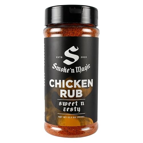 SMOKE 'N MAGIC - Sweet n Zesty Chicken Rub 12.5 oz.