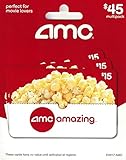 AMC Theatres Physical Gift Cards (Multipack of 3 x $15) - $45