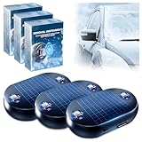 Fmnung 3pcs Anti-Freeze Electromagnetic Car Snow Removal Device, Electromagnetic Snow Device, 2026 Portable Solar-Powered Car Interference Antifreeze Instrument