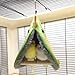 Paxikaka Bird Snuggle Swing Hut - Hanging Sleeping Tent with Perches for Small Birds Parrot Parakeet Cockatiel Conure Budgie Finch Quaker