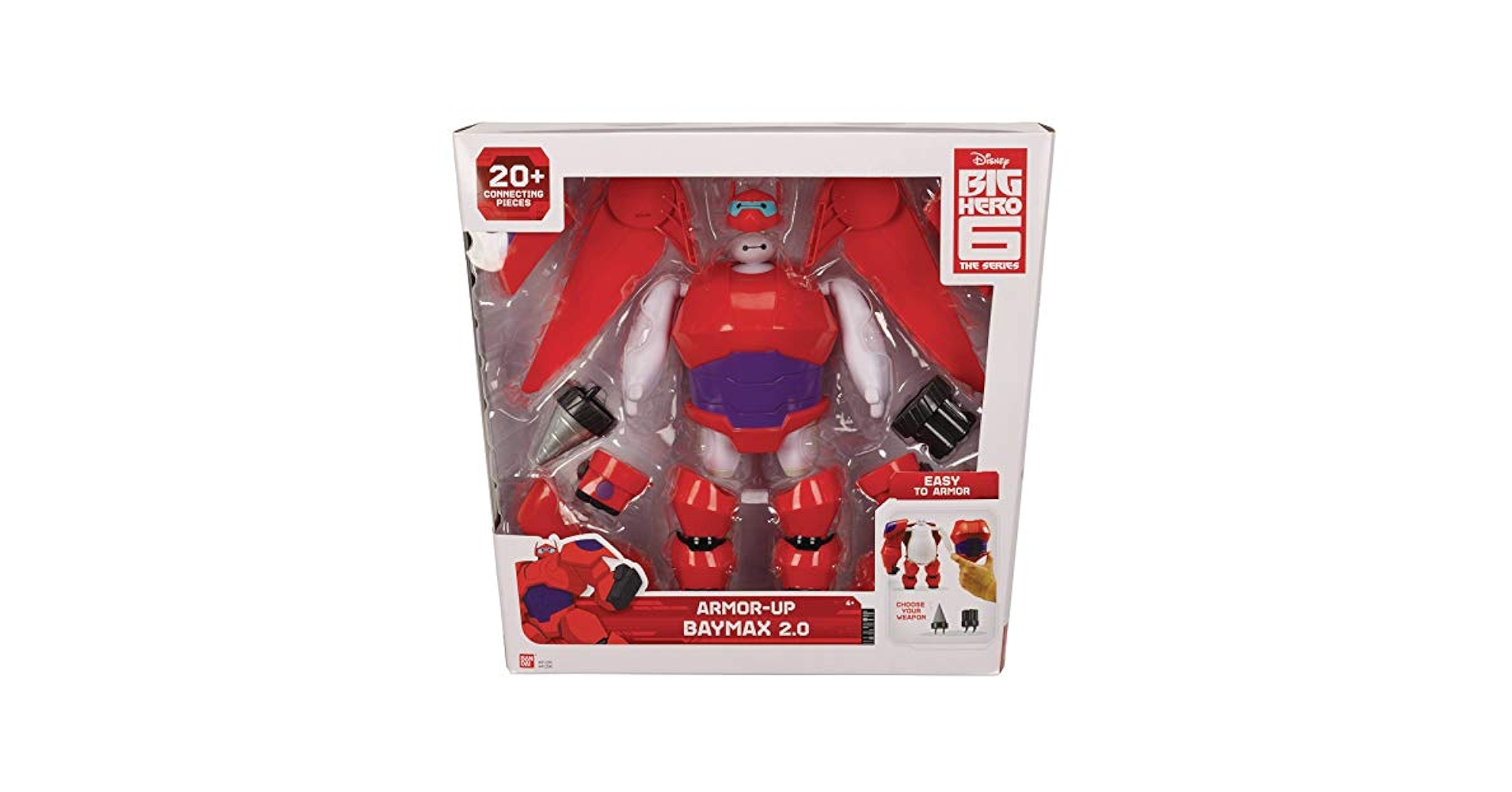 アーマーアップ ベイマックス ビックヒーロー Big Hero 6 Armor-Up Baymax Toy Opening BanDai - YouTube