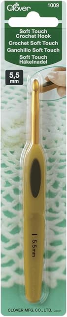 Clover Soft Touch Crochet Hooks 5.50mm