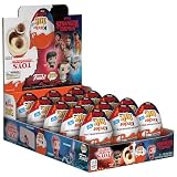 Kinder Joy Chocolate Eggs with Surprise Toy Inside, Limited Edition Stranger Things, 15 Count