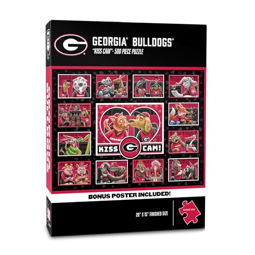 Image of YouTheFan NCAA Georgia Bulldogs inchKiss Cam inch 500 Puzzle