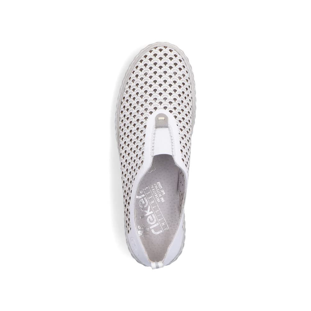 Rieker Damen Slipper N0965, Frauen Slip On