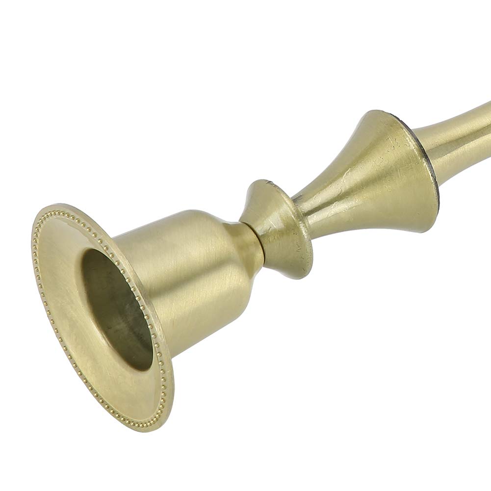 2 Pezzi Portacandele Portacandele Stile Europeo Portacandele Conico a Testa Singola per Candelieri, Centrotavola per Matrimoni, Pranzi, Feste, Lega di Zinco(Patina Verde)