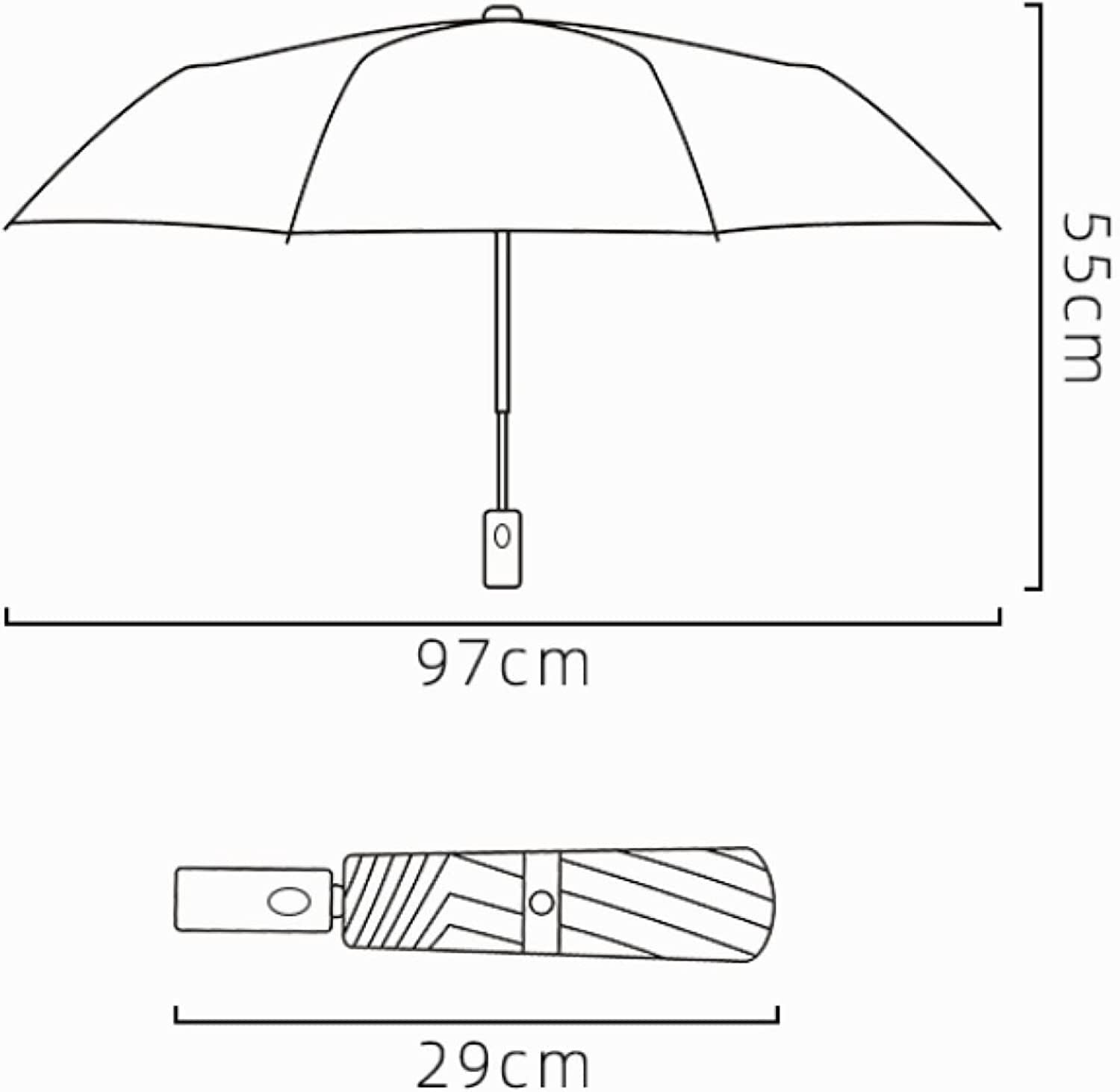 Parasol Damski Składany Parasol Parasol W Pełni Automatyczny Parasol Damski Krem ​​do Opalania Ochrona Przed Promieniowaniem UV Słońce I Deszcz Parasolka Kobieca