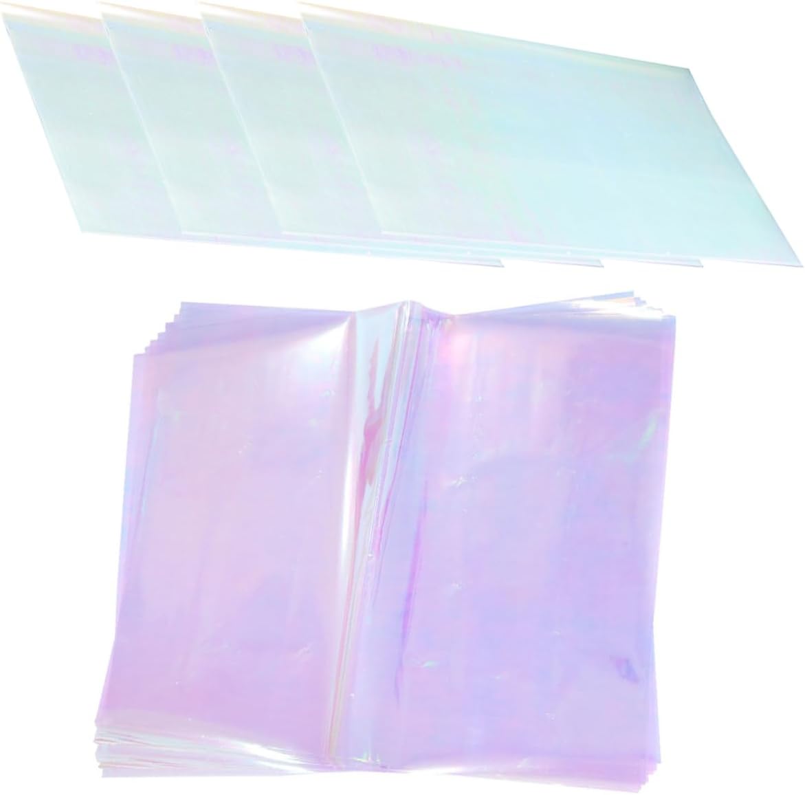 BATHVEVE 20Sheets Thick Floral Wrapping Elegant Flower Wrap for Bouquet Decoration Durable Material for Events of Rainbow Gradients