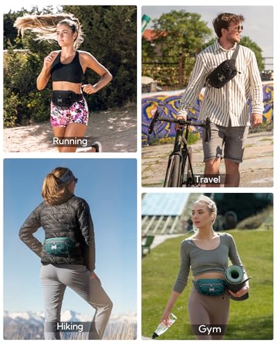 WATERFLY Lightweight 1.5L Mini Belt Bag — RFID-blocking, Water-resistant — view 6