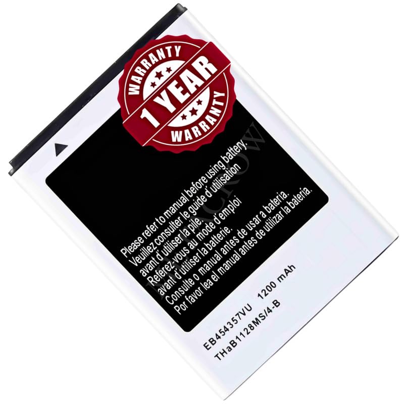 Image of Original EB454357VU Battery Compatible for Samsung Galaxy Y S5360 - (1200mAh) - 1 Year Warranty BC45