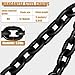 Noliven Heavy Duty Lifting Chains with Adjustable Hooks, 5/16 Inch x 10 Ft, Maximum Load 7000lbs, G80 Industrial Dual Leg Chain Slings for Engine Hoist, Lift Heavy Objects