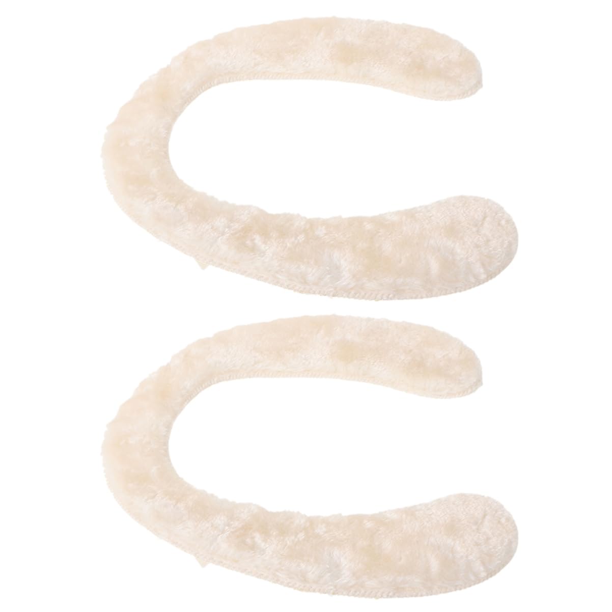 Toddmomy 2Pcs Comfortable Toilet Seat Pads for Soft Fuzzy Toilet Seat Covers Design for Easy Maintenance for Potty Training Independence