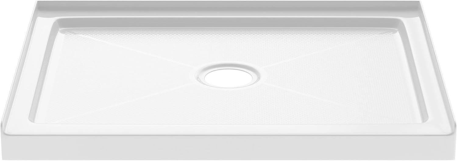 PROFLO PFSBA4234 Hammond 42" x 34" Rectangular Shower Base with Single Threshold and Center Drain - White