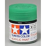 Tamiya America, Inc Acrylic X25 Gloss,Clear Green, TAM81025