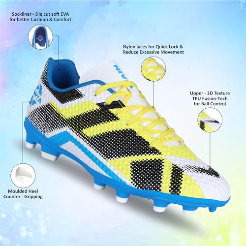 Image of Nivia Dagger Football Studs for Men | Better Control and Lightweight Comfort | First Choice for Performance-Driven Players | Football Shoes | Sports Shoes for Men