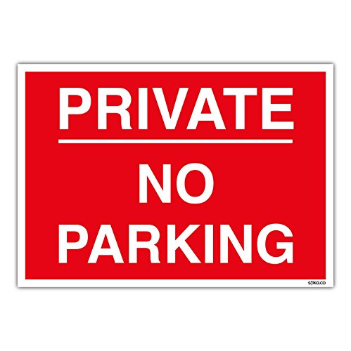 Segnale in plastica rigida da 1 mm, con scritta