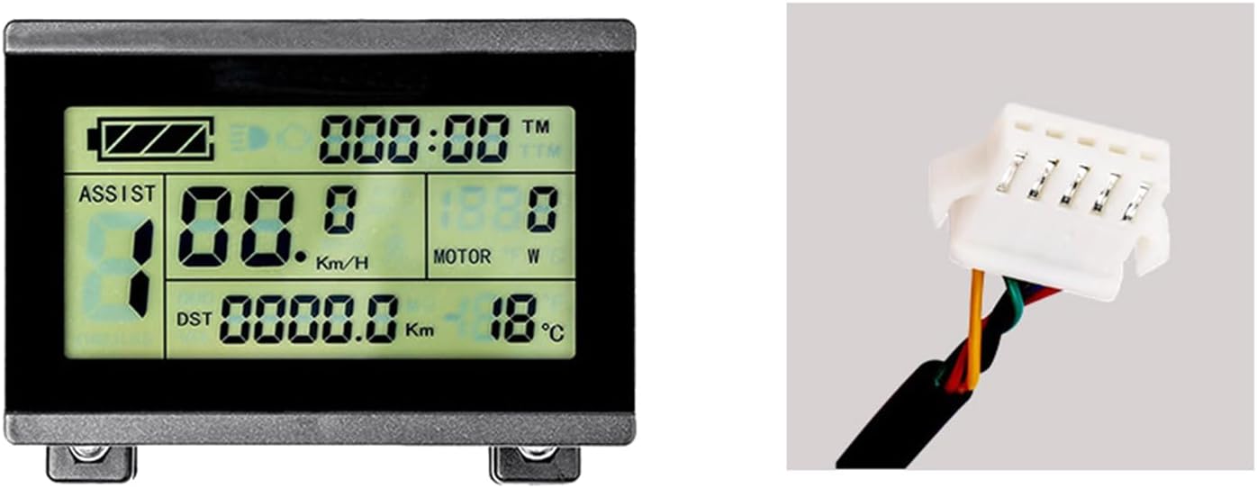 Electric Bike Brushless Motor Speed Controller LCD Display Electric Bike Sine Controller Scooter Modification