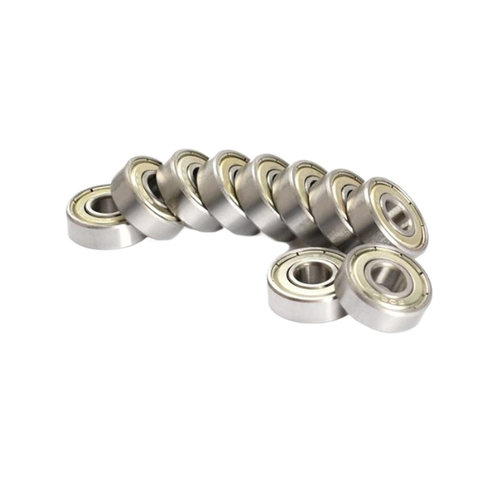 CLBSWYEJK 10pcs Bearing 607 607Z 607ZZ 7x19x6 Shielded Miniature Ball Bearings Ball Bearing